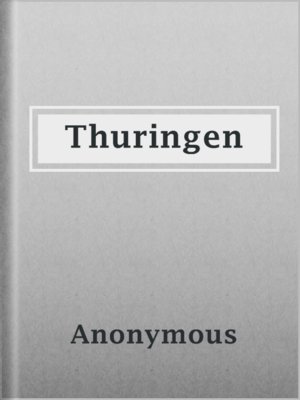 cover image of Thuringen